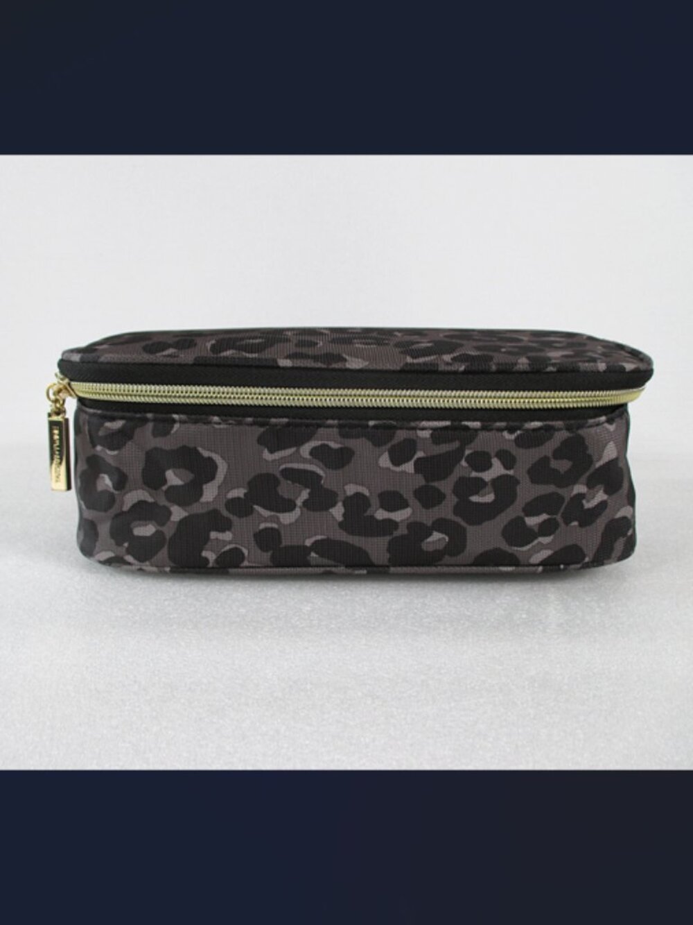 TARTAN + TWINE LEOPARD PRINT MAKEUP BAG